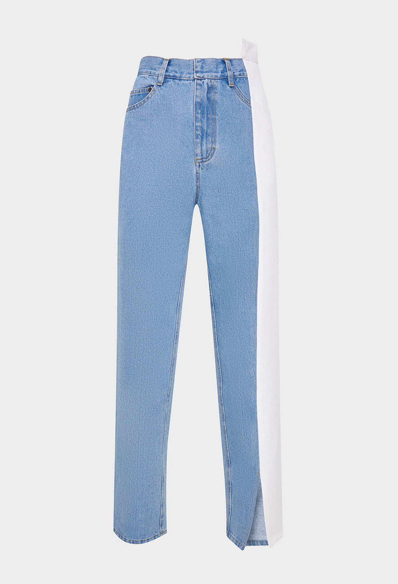 Blue Jeans with White Strap