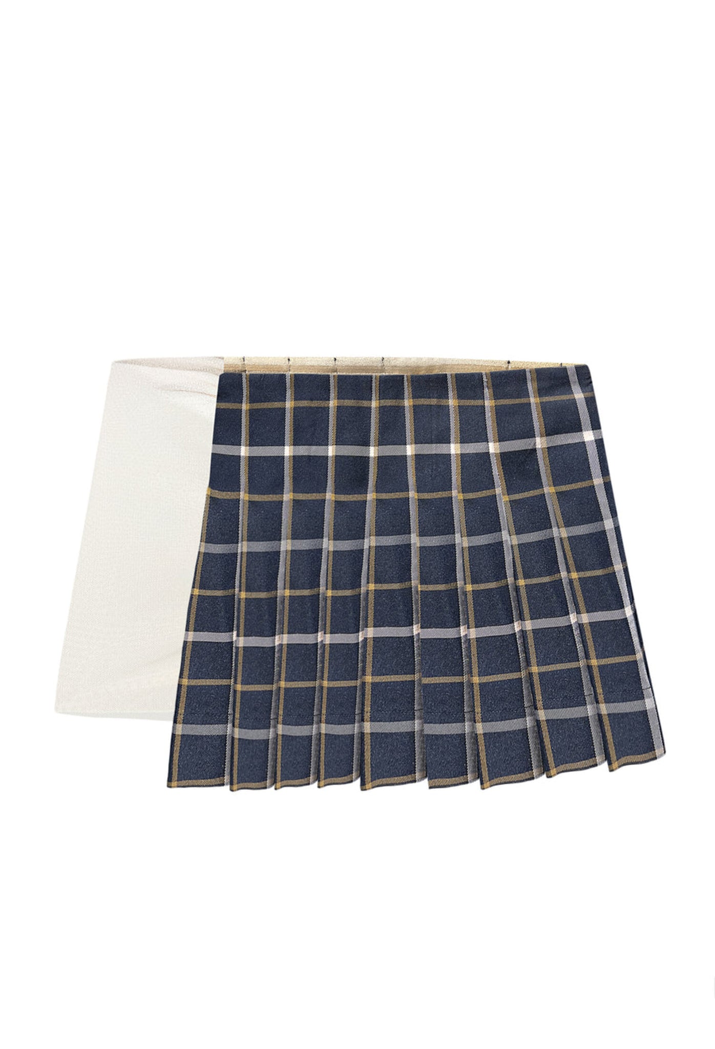 Mini Skirt with Transparent Slit