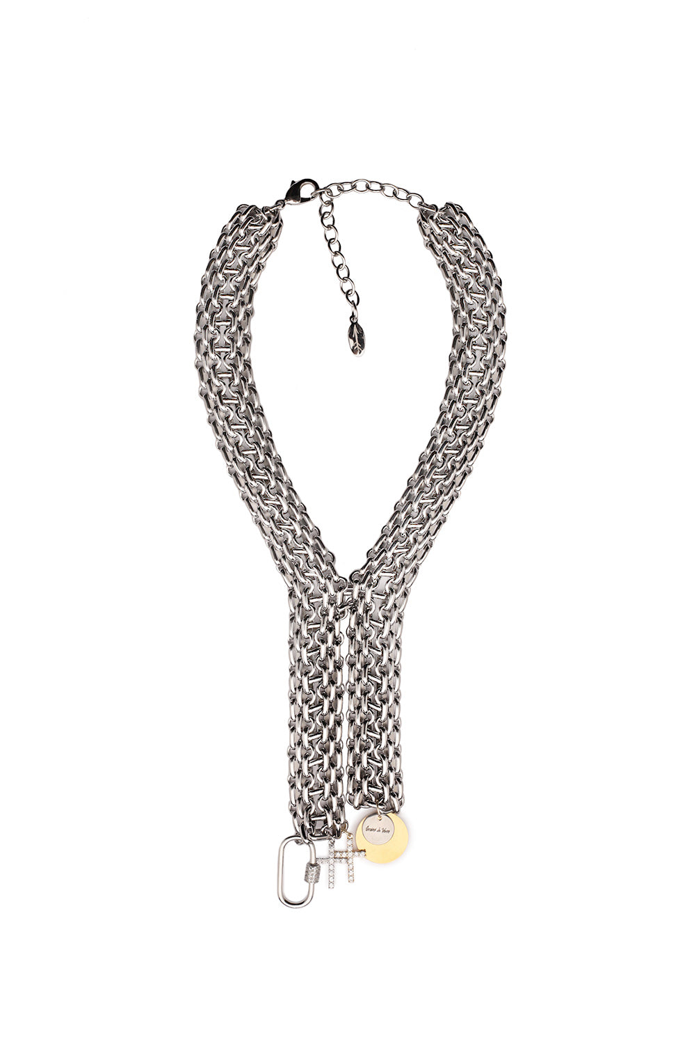 Silver Chain Tie