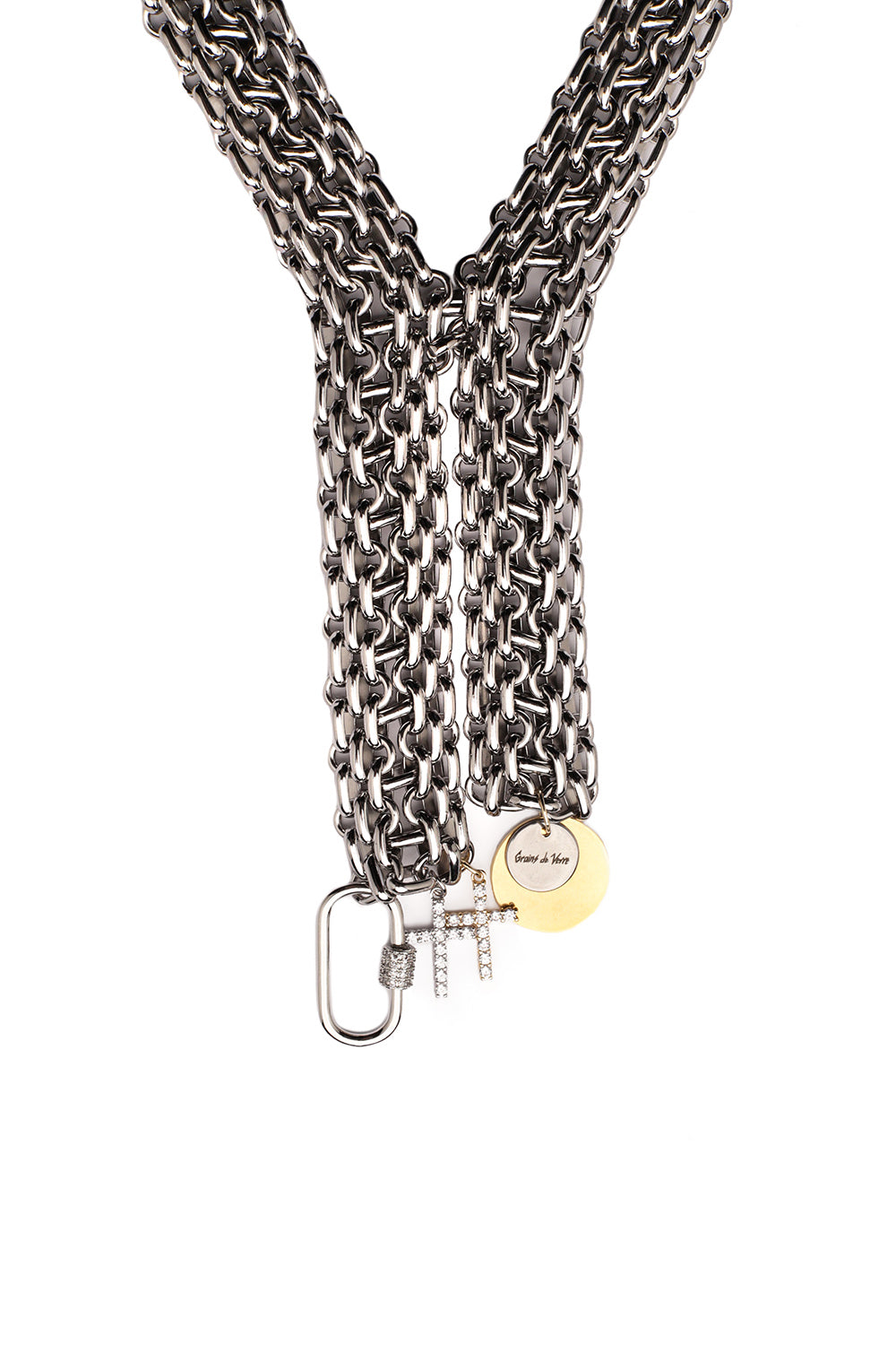Silver Chain Tie