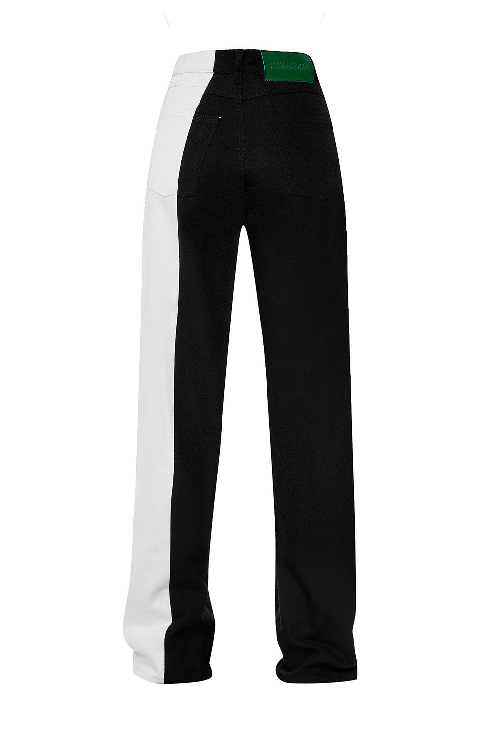 Black Jeans with White Stripe